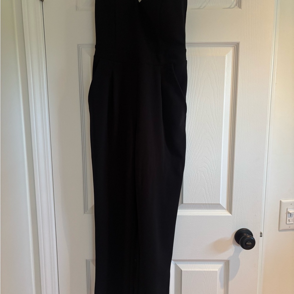 Express Black Sleeveless Jumpsuit Versatile Minimalist Design